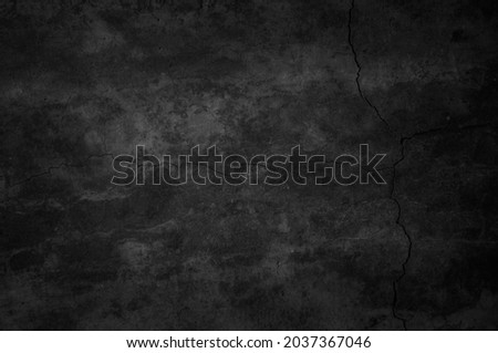 Art black concrete stone texture for background in black. Abstract color dry scratched surface wall cover colorful paper scratches shabby vintage Cement and sand grey dark detail covering.