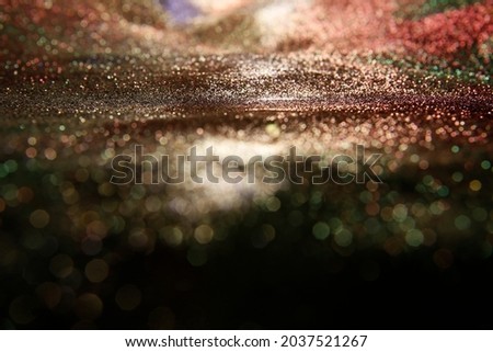 Glitter vintage lights abstract background.	