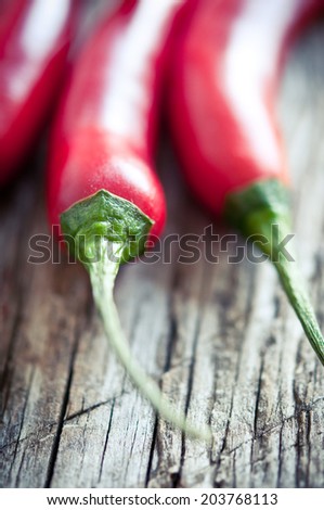 Chili pepper close up