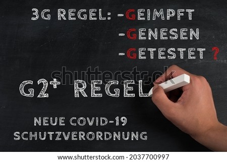 New 2G covid 19 rules in Germany, entry just for vacinated, tested, recovered people