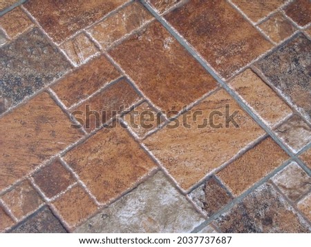 Texture of concrete pavement on the sidewalk for backgrounds