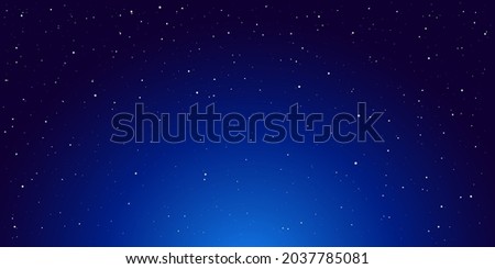 Night starry sky. Stars and stardust in deep universe. Astrology background. Vector illustration.
