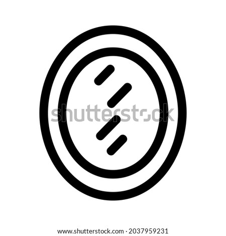 mirror icon or logo isolated sign symbol vector illustration - high quality black style vector icons

