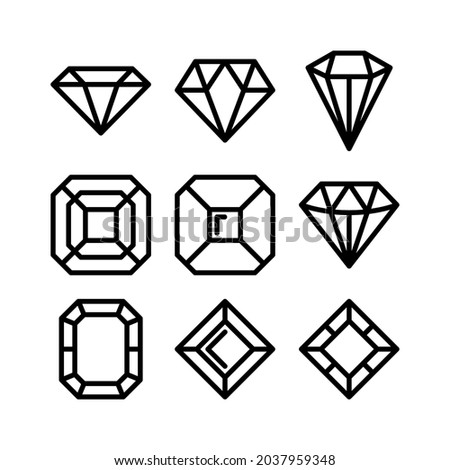 jewel icon or logo isolated sign symbol vector illustration - Collection of high quality black style vector icons
