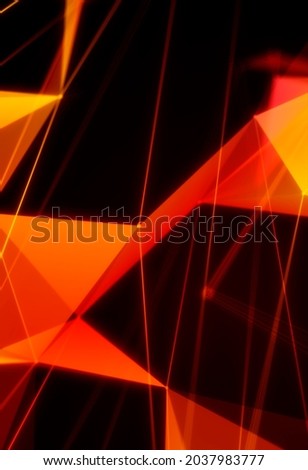 Abstract polygonal background. Modern background with polygonal plexus shape