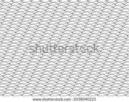 Design seamless decorative pattern. Abstract monochrome grating background. Vector art.