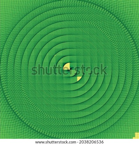 Abstrat vector illustration of green color