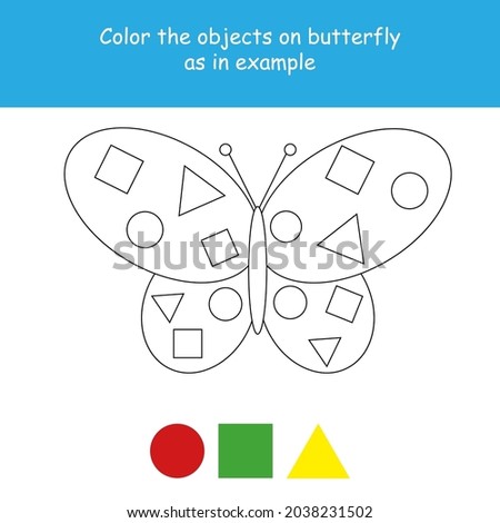 Color the object for kids