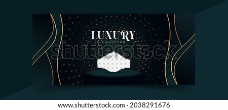 Facebook cover photo. Social Media Cover Design Business Company Web Banner Corporate cover design with photos circle element Vector Template. luxury background fashion collection template set.