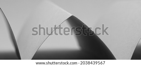 close-up abstract black and white paper texture background