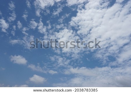 Sky is beautiful. Pattern Cloud in the sky