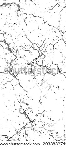 Distress Grunge Texture. Seamless Pattern. Halftone Old, Retro Background. Broken, Cracked Wall Texture. Scratched, Dirt Print. Black and White Grunge Style. Noise Rough Design. Vector Illustration.