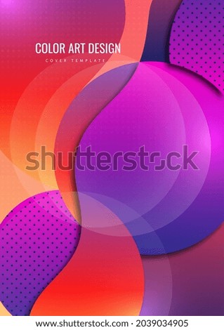 Colorful shapes on a creative background, modern geometric pattern. Business or technology presentation design template, brochure or flyer template or geometric web banner. Vector illustration