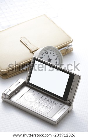 Notebook And Mobile Phone