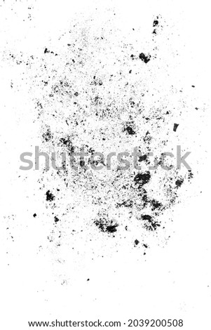 dirt spots earth on white background Royalty-Free Stock Photo #2039200508