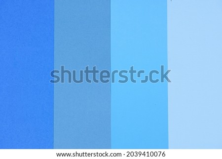 various shades of blank blue paper for background