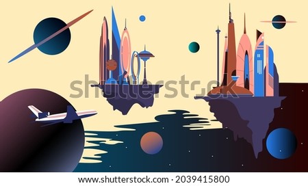 A space trip is not just a fantastic dream anymore.
Metaverse, Virtual space, Universe, traveling Royalty-Free Stock Photo #2039415800