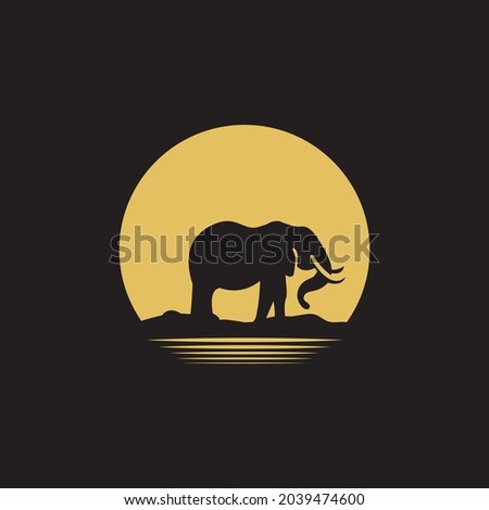 elephant icon vector illustration template design