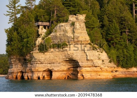 Cliffs below Miners Castle in Pictured Rocks National Lakeshore