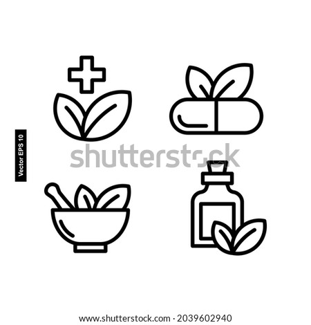 favorit herbal medical icon vector suitable for your medical icon Royalty-Free Stock Photo #2039602940