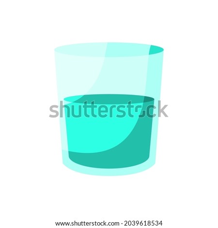 Isolated tropical cocktail icon with nothing else Vector