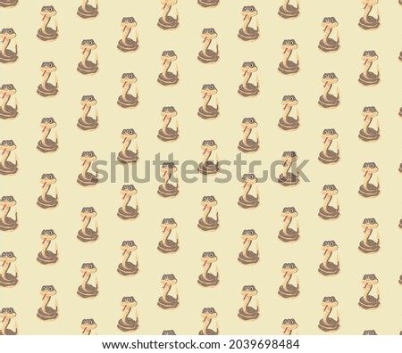 Seamless pattern with cartoon brown snakes. Print, texture, repeat, textiles, wallpaper. Holidays for children. Prints for gift wrapping