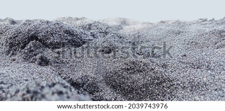 black beach sand aesthetic photo
