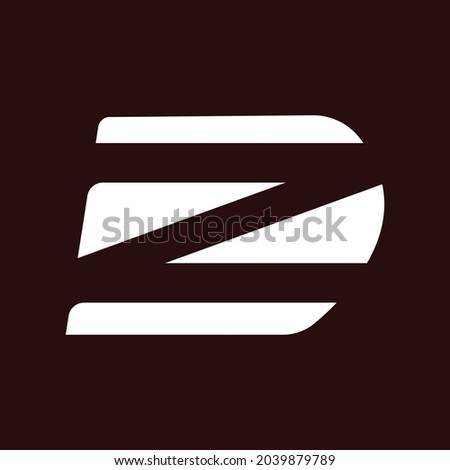 z or dz logo for commercial use and editable 