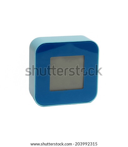 compact thermometer blue monochrome screen