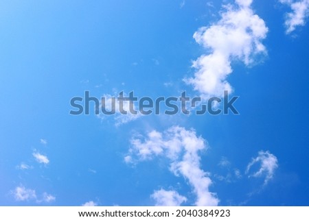 Landscape of the Blue sky - stock photo