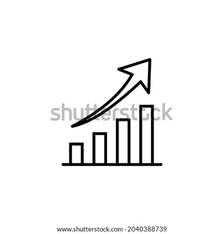 graph icon vector, graph chart icon, Chart icon vector. Royalty-Free Stock Photo #2040388739