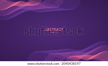 abstract blue purple glow wave luxury background for meeting landing page website
