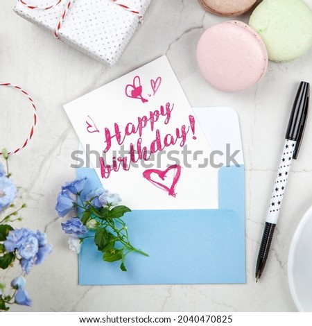 birthday wishes card for friends or family