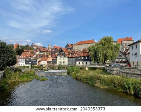 Panoramic picture of the city of Kronach in Bavaria