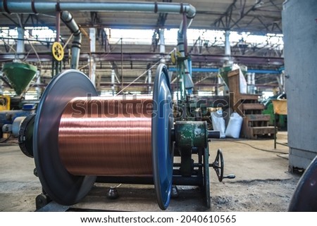 copper wire in industrial production	