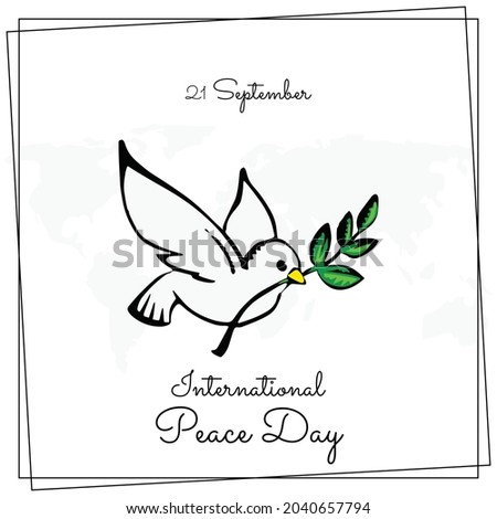 International Peace Day, Vector illustration design.