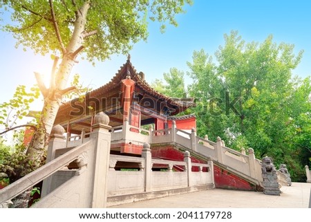 White Horse Temple is the first government-run temple built after Buddhism was introduced to China, Luoyang, China.