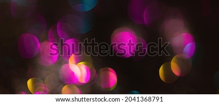 Shiny bokeh circles blur background glitter overlay element