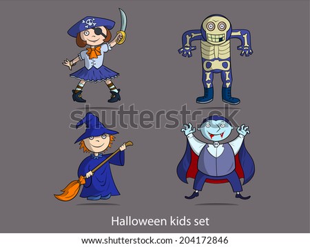 Halloween kids set