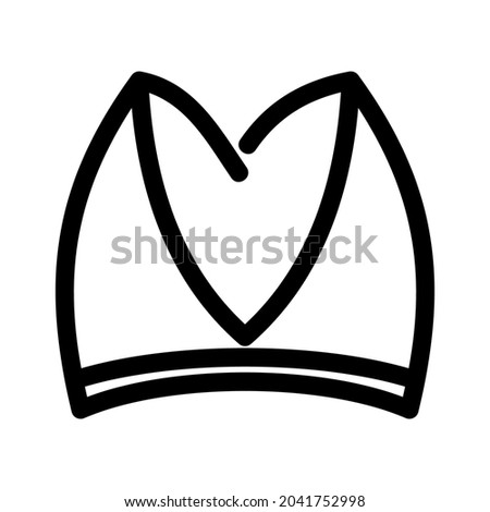 bikini icon or logo isolated sign symbol vector illustration - high quality black style vector icons
