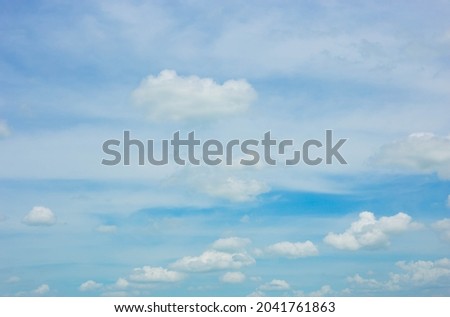 blue sky with clouds. soft picture	