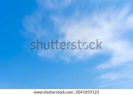  Background material blue sky and white clouds 
