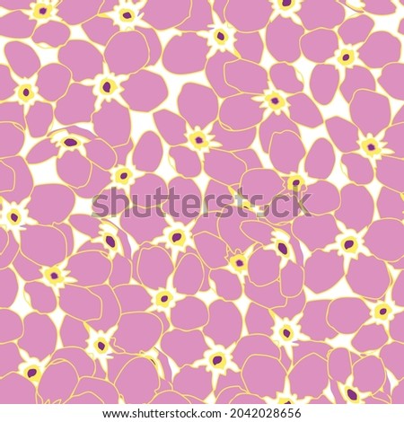 Seamless abstract vector petals pattern background, suitable for packaging, invitation card, wrapping paper, fabric, fabric, backdrop and for other design projects. 