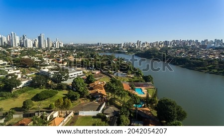 City of Londrina in Paraná Brazil, homage to london in england here in the Tupiniquim country, on a beautiful sunny day. Royalty-Free Stock Photo #2042054207