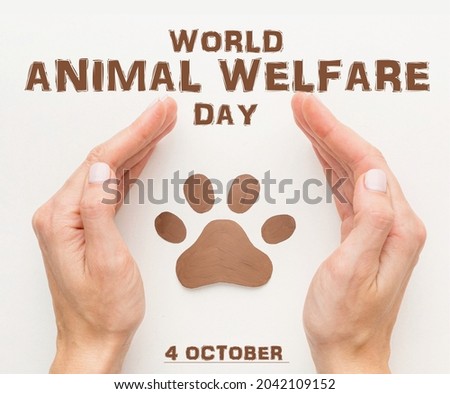 world animal welfare day poster design. Royalty-Free Stock Photo #2042109152