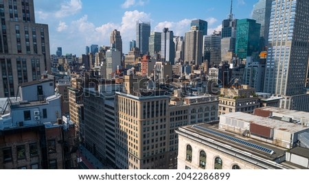 Tall buildings in New York City Manhattan