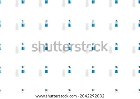 Medical vaccine bottles seamless pattern. Background on the theme of medicine, vaccination and human health.