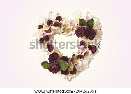 An Image of Heart-Shaped Flowers