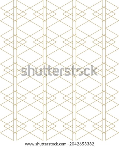 abstract geometric pattern lines. Seamless vector backgrounds. white and gold textures simple modern graphics pattern