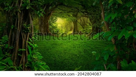 Tropical jungles of Southeast Asia in august Royalty-Free Stock Photo #2042804087